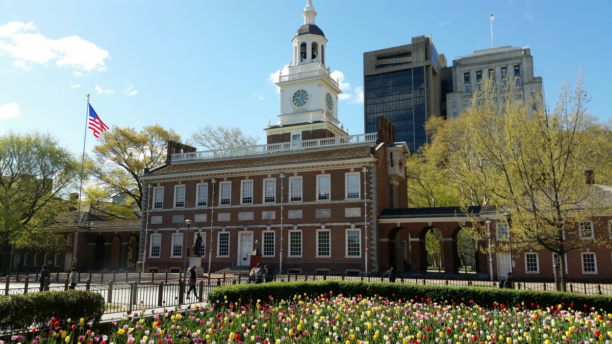 Independence Hall - Where James Madison helped to write the United States Constitution Independence Hall - Where James Madison helped to write the United States Constitution