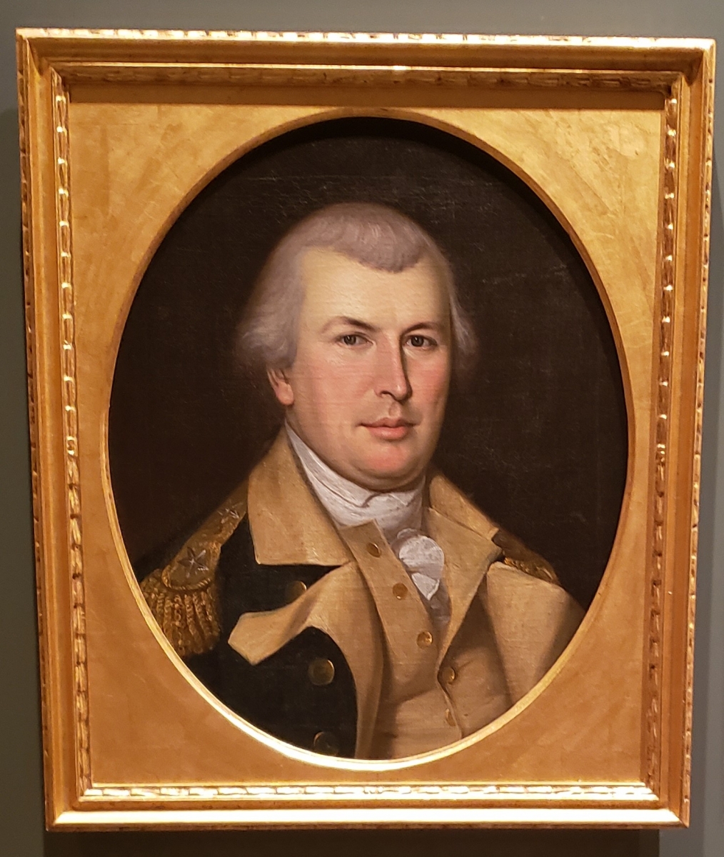 Nathanael Greene Portrait located in the Second Bank of the United States Portrait Gallery