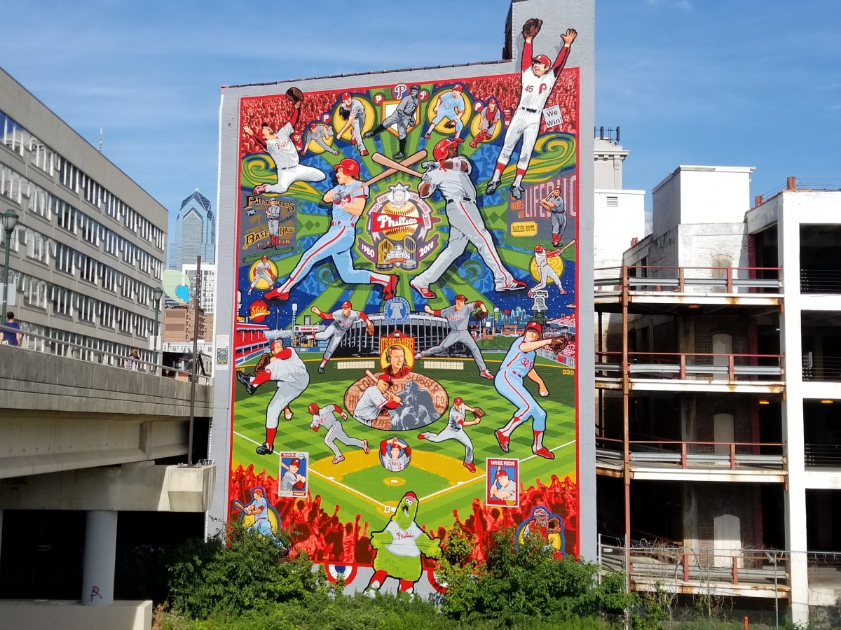 Philadelphia Phillies Mural, 24th & Walnut Streets