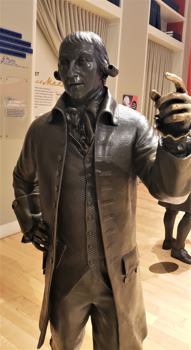 Pierce Butler Statue in Signers' Hall at the National Constitution Center