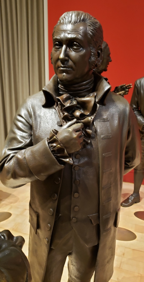 Richard Bassett Statue in Signers' Hall at the National Constitution Center