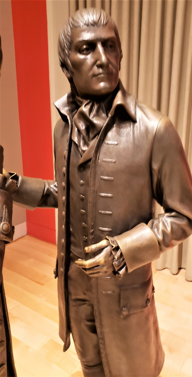 Richard Dobbs Spaight Statue in Signers' Hall at the National Constitution Center