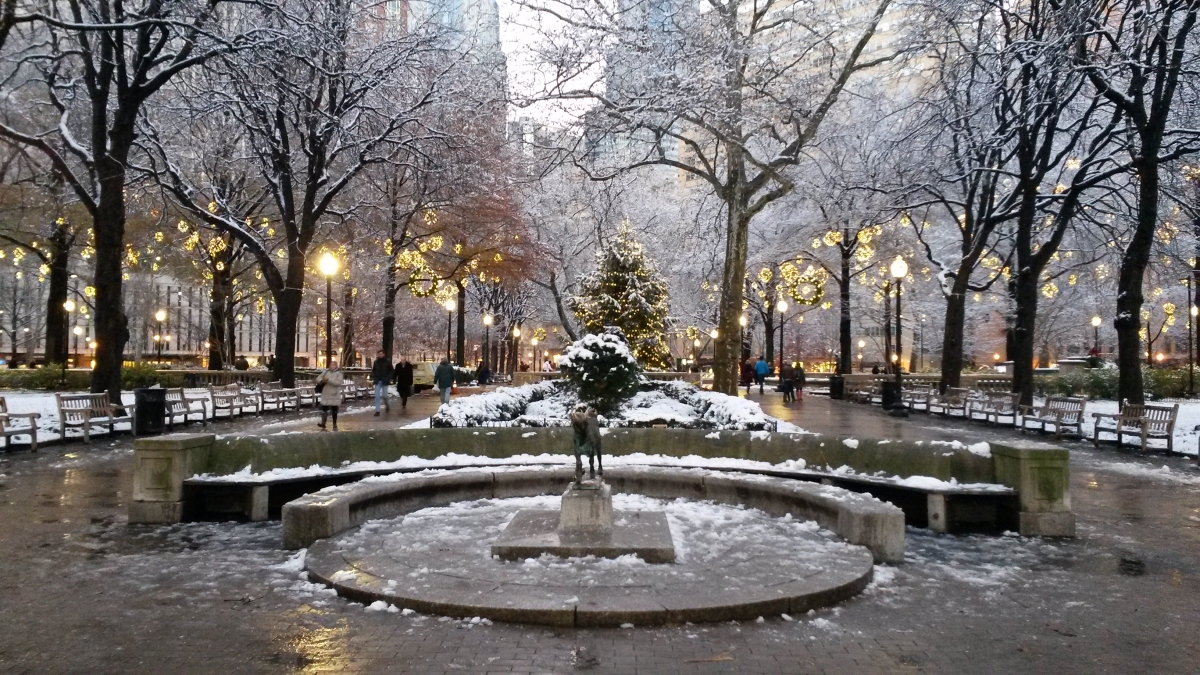 Rittenhouse Square During the Holidays