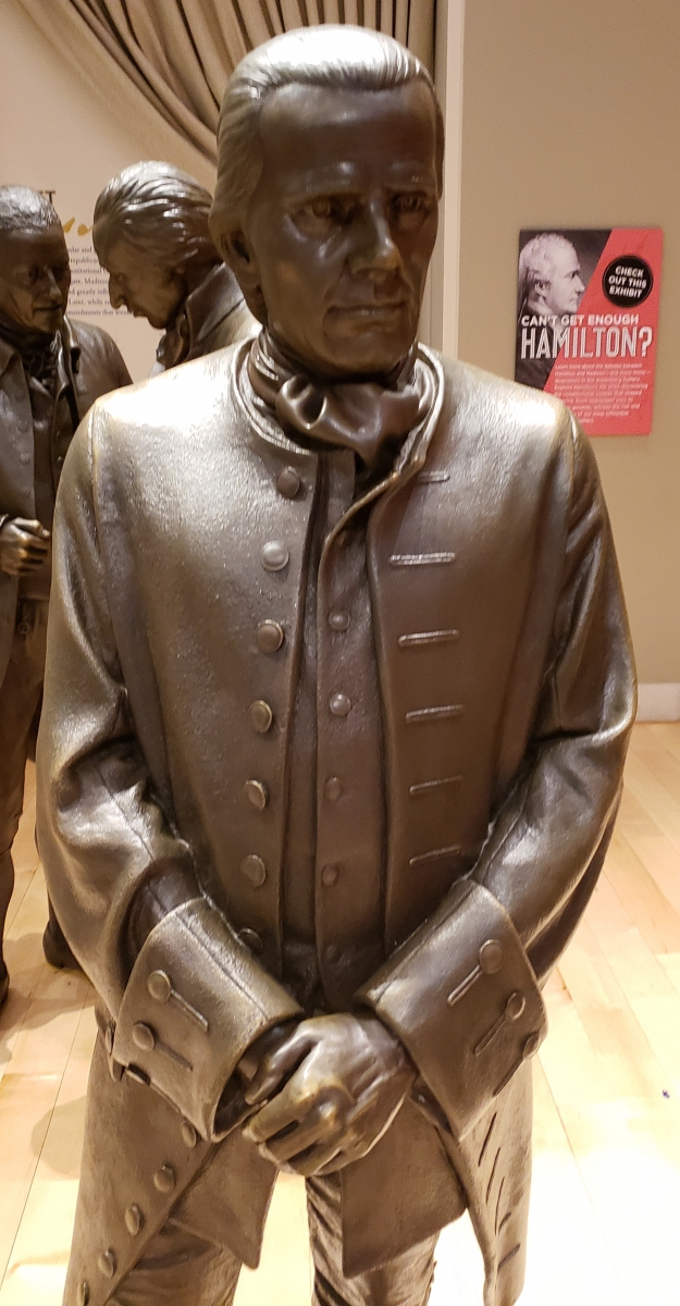 Roger Sherman Statue in Signers' Hall at the National Constitution Center