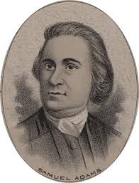 Portrait of Samuel Adams hanging in the Second Bank of the United States Portrait Gallery