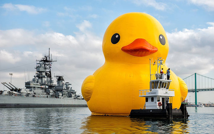 World's Largest Rubber Duck - Photo Credit: Philadelphia Tall Ships