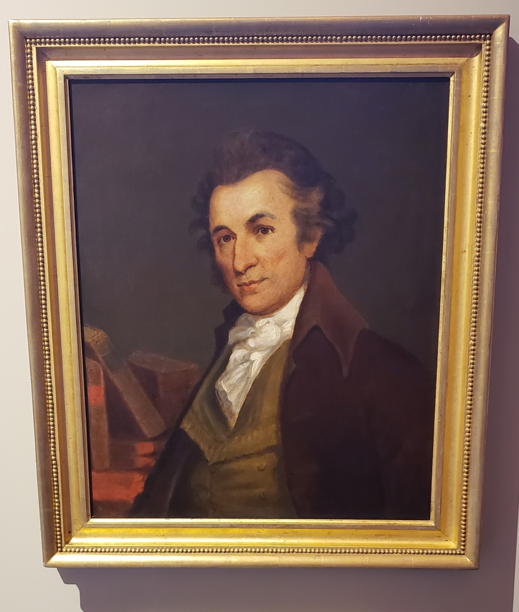 Thomas Paine Portrait located in the Second Bank of the United States Portrait Gallery Thomas Paine Portrait located in the Second Bank of the United States Portrait Gallery