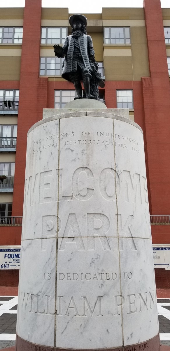 Welcome Park - William Penn Statue