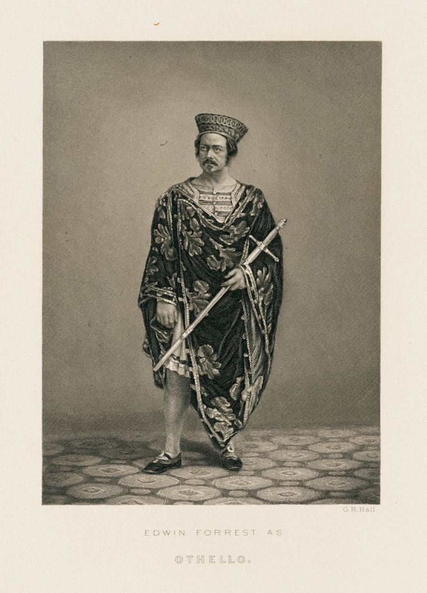 Edwin Forrest as Othello