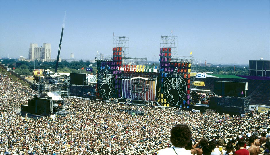 Live Aid at JFK Stadium - Photo Credit: Philadelphia Magazine Live Aid at JFK Stadium - Photo Credit: Philadelphia Magazine