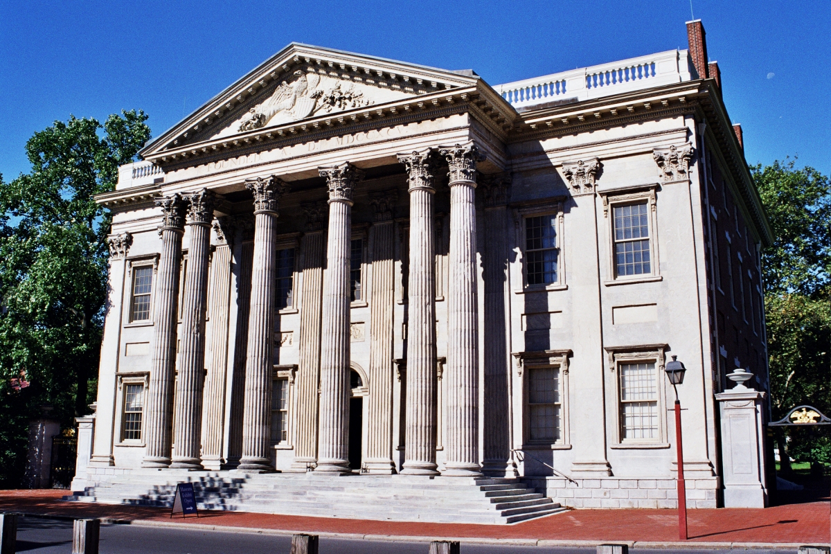 The First Bank of the United States - In 2004, This Historic Building was Slated to Become the New Home of the Civil War and Underground Railroad Museum of Philadelphia