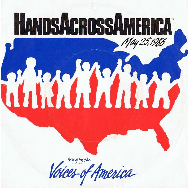 Hands Across America Logo, May 25, 1986