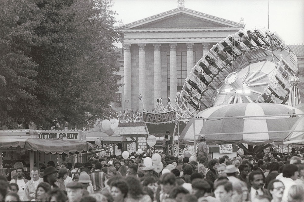 Super Sunday, Benjamin Franklin Parkway, Philadelphia, Circa 1980 (Credit: Neil Benson, Free Library of Philadelphia)