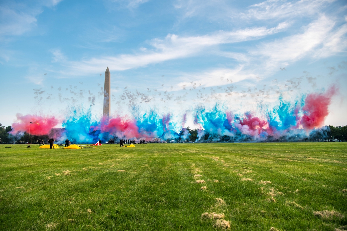 Salute to America, Washington Monument, Washington, D.C., July 4, 2020 (Credit: Sgt. Kevin M Roy)