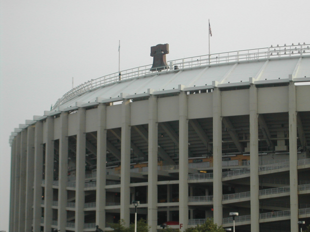 Liberty Bell Replica at Veterans Stadium