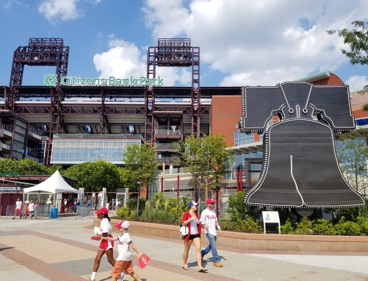 Veterans Stadium Liberty Bell Outside of Citizens Bank Park