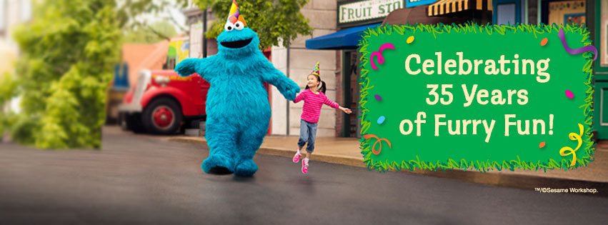 Sesame Place is celebrating 35 years in 2015 Sesame Place is celebrating 35 years in 2015