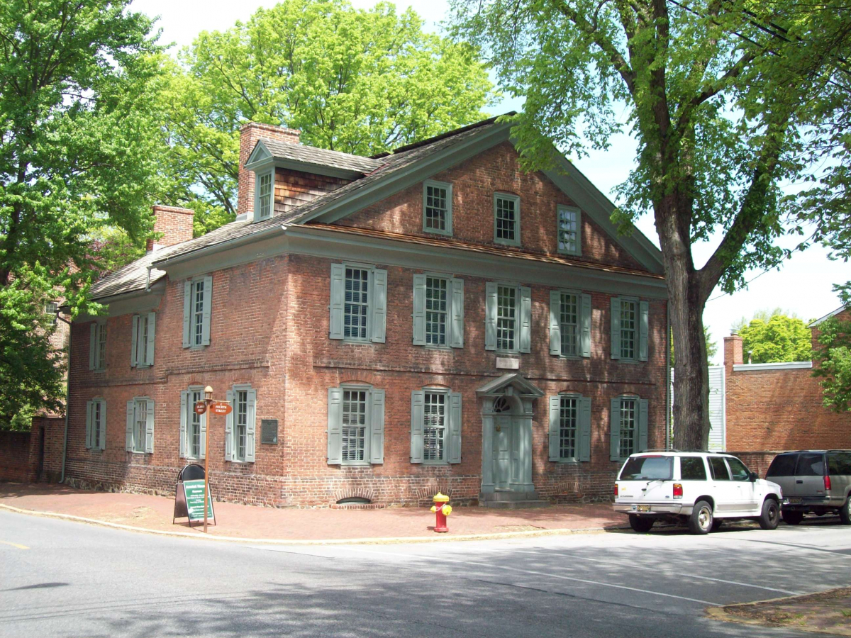 Amstel House - The Home of Nicholas Van Dyke in New Castle Delaware