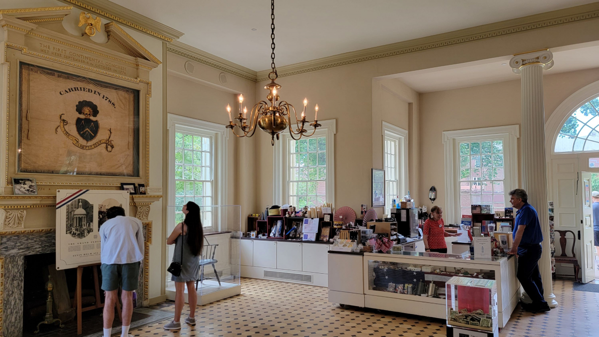 The Newly Restored Interior of Carpenters' Hall