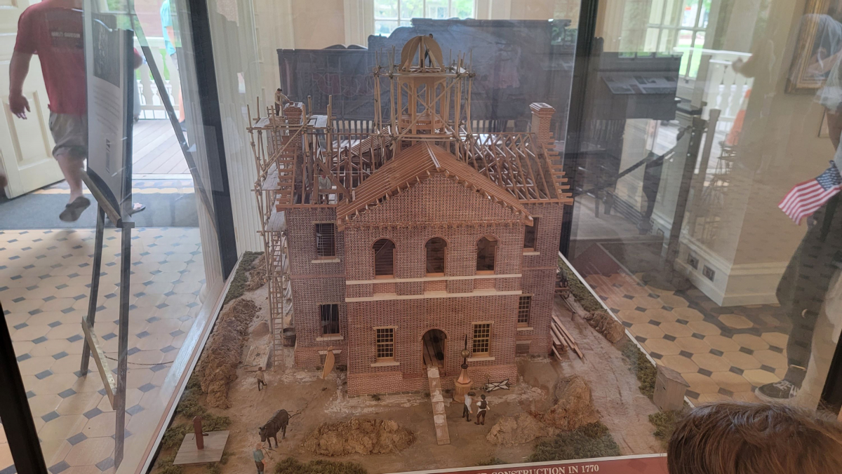 An Exhibit Showing How Carpenters' Hall was Constructed in 1774